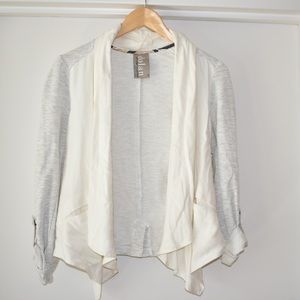 Anthropologie Dolan White / Gray Cardigan Sweater